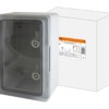 Бокс пластиковый ЩМП-0-4, прозр., крышка ABS, IP65, -45 до +75 С, навесной, (400x300x220) TDM