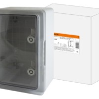 Бокс пластиковый ЩМП-0-8, прозр., крышка ABS, IP65, -45 до +75 С, навесной, (700x500x250) TDM