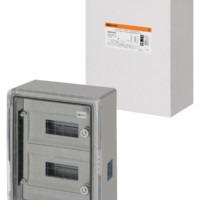 Бокс ЩРН-П-24 модуля, прозр. крышка, ABS, IP65, от -45 до +75 °С, навесной, (300х400х170) TDM