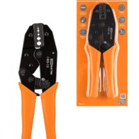 Клещи обжимные КО-12, обжим F и BNC разъемов (RG-58, RG-59, RG-62, RG-174, FO), “МастерЭлектрик” TDM