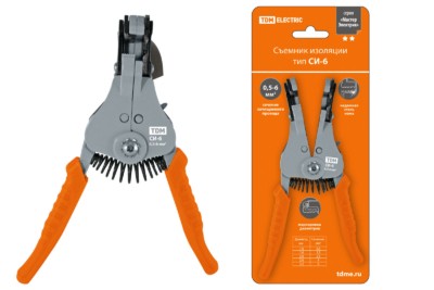 Съемник изоляции СИ-6, сечение зачищаемого провода 0,5-6 мм,  “МастерЭлектрик” TDM