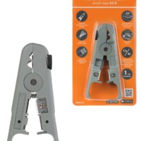 Клещи КЗ-В, зачистка и обрезка витой пары UTP/SFTP регулируемый нож, «МастерЭлектрик» TDM