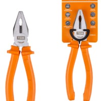 Пассатижи (плоскогубцы), с пластиковыми рукоятками, углеродистая сталь, 180 мм, серия “Гранит” TDM