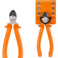 Бокорезы (кусачки), с пластиковыми рукоятками, углеродистая сталь, 160 мм, серия “Гранит” TDM