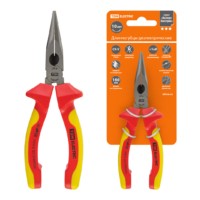 Длинногубцы диэлектрические, 160 мм, 1000 В, CR-V, «ЭкспертЭлектрик» TDM