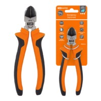 Бокорезы (кусачки), с двухкомпонентными рукоятками, CR-V сталь, 160 мм, серия “Алмаз” TDM