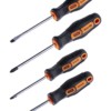 Набор отверток 4 шт.: SL5х75, SL6х100, PH1х75, PH2х100 (блистер), CR-V "Алмаз" TDM