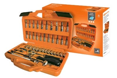 Набор инструментов универсальный №4, 46 позиций, CR-V сталь “Алмаз” TDM