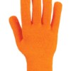 Перчатки плотной вязки акрил с ПВХ, "Точка", оранжевые, 9, 10 кл., 77-80 г, 1 пара, TDM