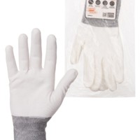 Перчатки полиамидные “Контакт-Сенс”, полиуретановое покрытие, 10, 15 кл., 32-34 г, 1 пара, TDM