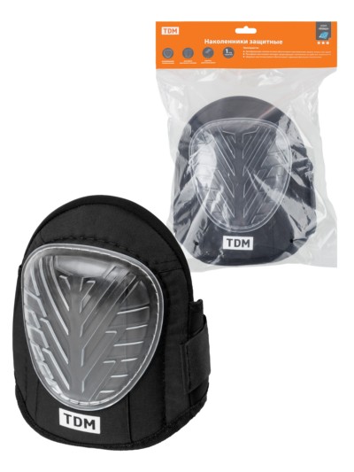 Наколенники защитные, гелевая вставка, “Алмаз”, TDM