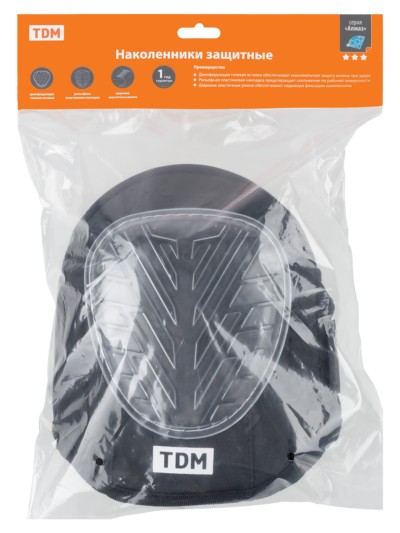 Наколенники защитные, гелевая вставка, "Алмаз", TDM — изображение 6