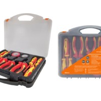 Набор диэлектрического инструмента №2,  пласт. чемодан, 11 предметов,  1000В, “ЭкспертЭлектрик” TDM