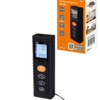 Лазерная рулетка ЛР-40, дальность 40 м, точность 2 мм, подсветка, IP54, 2хAAA, “Алмаз” TDM
