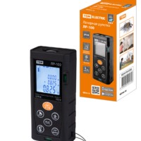 Лазерная рулетка ЛР-100, дальность 100 м, точность 2 мм, подсветка, IP54, 2хAAA, “Алмаз” TDM