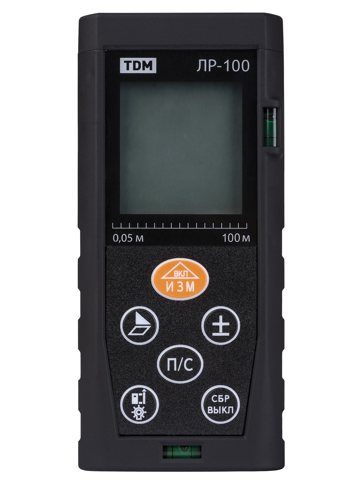 Лазерная рулетка ЛР-100, дальность 100 м, точность 2 мм, подсветка, IP54, 2хAAA, “Алмаз” TDM — изображение 4