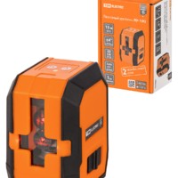 Лазерный уровень ЛУ-1(К), 15 м ± 1 мм/5 м, два луча, 635 нм, красный луч, резьба 1/4, «Гранит» TDM