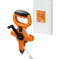 Мерная лента, 30 м х 13 мм, стальное полотно, открытый корпус, штык для фиксации “Рубин” TDM