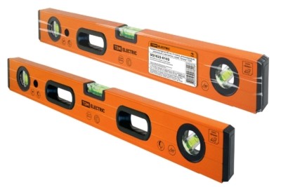 Уровень (ватерпас) 80 см, 3 глазка, алюминиевый, усиленный, с магнитом, серия “Алмаз” TDM