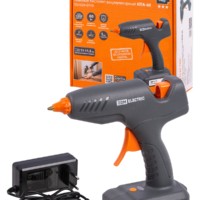 Клеевой пистолет аккумуляторный КПА-60, 11,3 мм, 12В, 2,2 А*ч Li-Ion, 60 Вт, Т=220 С “Алмаз” TDM