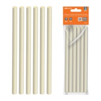 Клеевые стержни универсальные, 11,3 мм x 200 мм, 6 шт, “Алмаз” TDM