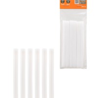 Клеевые стержни универсальные белые, 7 мм x 100 мм, 6 шт, “Алмаз” TDM
