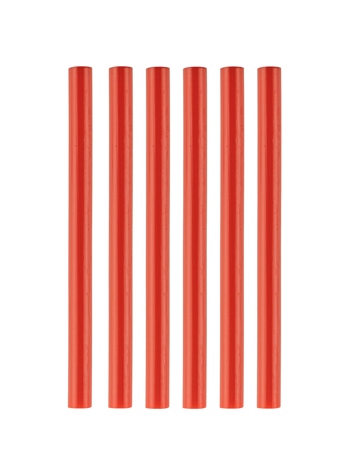 Клеевые стержни универсальные красные, 7 мм x 100 мм, 6 шт, "Алмаз" TDM — изображение 2