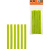 Клеевые стержни универсальные зеленые, 7 мм x 100 мм, 6 шт, "Алмаз" TDM