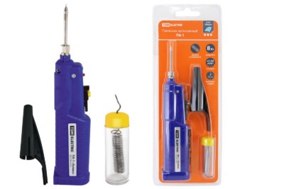 Паяльник автономный ПА-1, батареи типа 3хАА , с припоем “Алмаз” TDM