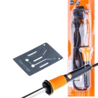 Паяльник ПЭК-42, 42 Вт, 230В, керам. ТЭН, долговечное жало с заземл., прорезин. ручка, “Алмаз” TDM