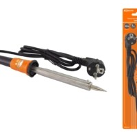 Паяльник ПЭК-105, 105 Вт, 230В, керам. ТЭН, долговечное жало с заземл., прорезин. ручка, “Алмаз” TDM