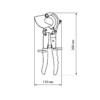 Ножницы секторные НС-32C для резки бронированного кабеля, “МастерЭлектрик” TDM