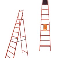 Стремянка диэлектрическая СД-3.0, 9 ступеней, высота площадки 3 м, до 50 кВ, “ЭкспертЭлектрик” TDM