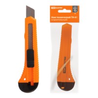 Нож технический (строительный), ТН-01, 18 мм, серия “Гранит” TDM