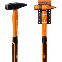 Молоток слесарный, 400 гр, кованый, с усилен. прорезиненной фиберглассовой рукояткой  “Алмаз” TDM