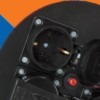 Удлинитель силовой УХз16-004 TDM (метал. катушка А3 4-м IP44/50м КГ 3х1,5) УС1-43128