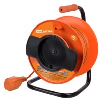 Удлинитель силовой УК10-001 TDM (штепс. гнездо/40м ПВС 2х1,0) УС-12083