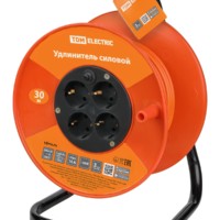 Удлинитель силовой УКз16-004 TDM (4-м/30м ПВС 3х1,5) УС1-43131