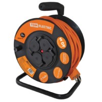 Удлинитель силовой УКз16-004 TDM (IP44 4-м/40м ПВС 3х1,5)