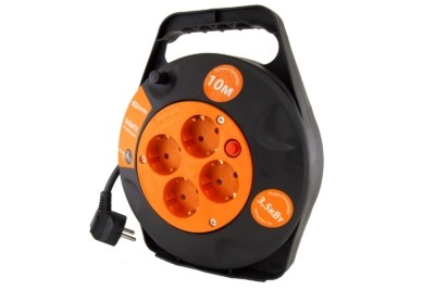 Удлинитель силовой в корпусе УКз16-004 TDM (4-м/10м ПВС 3х1,5)