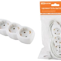 Удлинитель сетевой У03 3-м 3м с/з ПВС 3х1мм2 16А/250В TDM