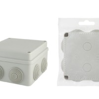 Коробка КМЭР ОП 110х110х70мм крышка на винтах IP55 8вх. TDM SQ1401-0114