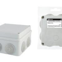 Коробка КМЭР ОП 110х110х70мм крышка на винтах IP55 8вх. инд. штрих-код TDM SQ1401-0124