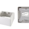 Коробка КМЭУ ОП 85х85х42мм 1-местная подъемная белая IP20 TDM SQ1401-0232