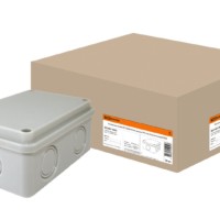 Коробка КМЭР ОП 120х80х50мм крышка IP55 6 вх. без гермовводов TDM SQ1401-0805