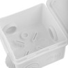 Коробка КМЭР ОП 80х80х50мм крышка IP54 7вх. белая TDM SQ1401-0922