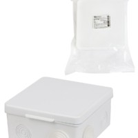 Коробка КМЭР ОП 100х100х55мм крышка IP54 8вх. белая TDM SQ1401-0923