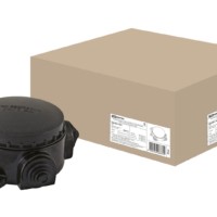 Коробка КМЭР ОП 1-10-3Б d78мм IP44 3-х рожк. карболит TDM SQ1401-1002