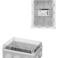 Коробка КМЭР ОП 150х110х70мм прозрач. крышка IP55 10 гермовводов TDM SQ1401-1141