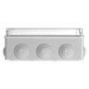 Коробка КМЭР ОП 190х140х70мм прозрач. крышка IP55 10 гермовводов TDM SQ1401-1142